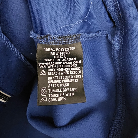 Pebble Beach Performance Blue Men’s Golf Zip-up Jacket w Pockets Size Large - Picture 5 of 10